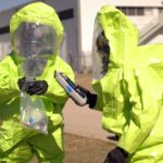 hazmat suits to handle toxic chemicals safely
